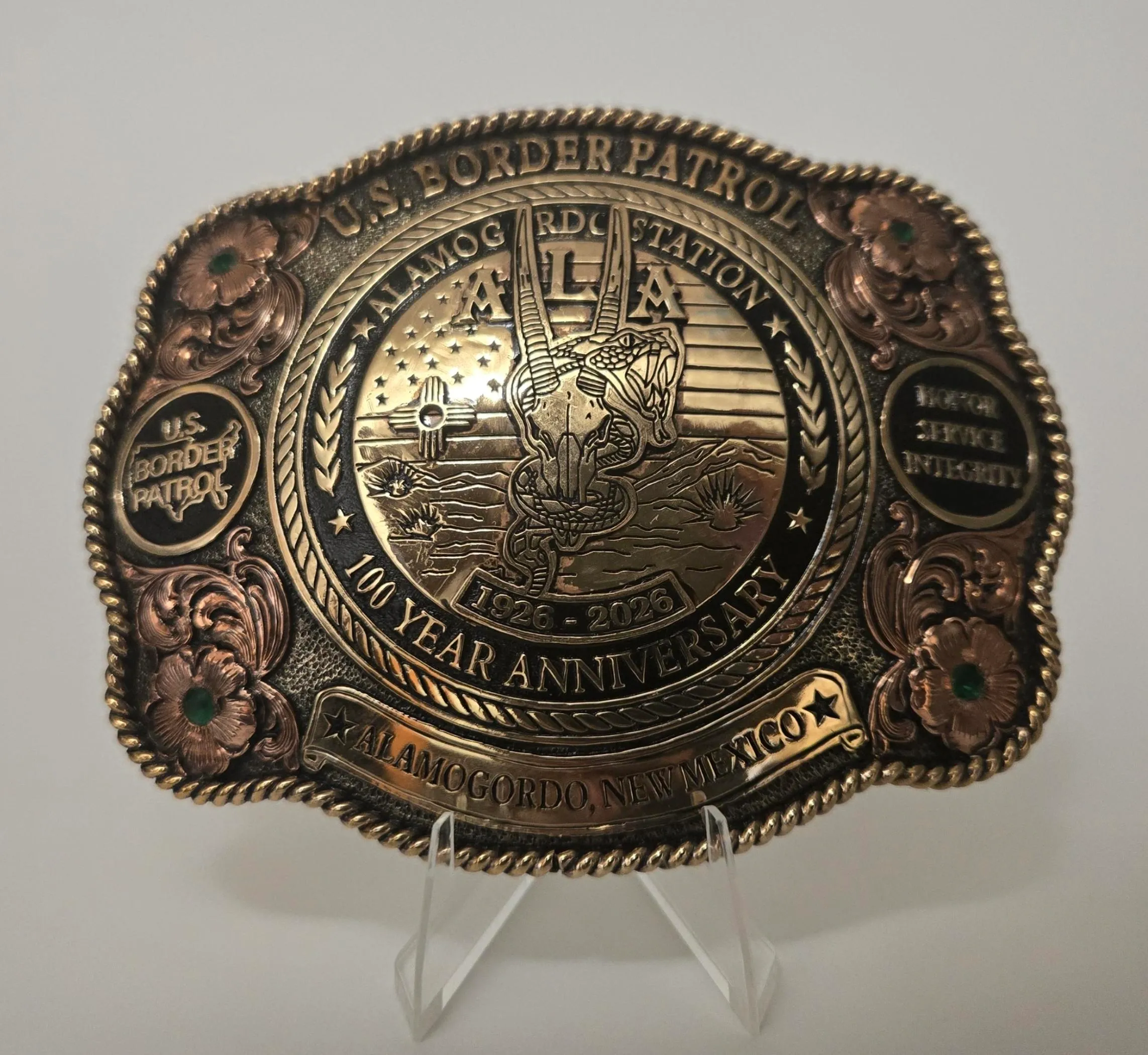 100 Year Anniversary Buckle