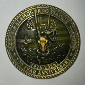 Alamogordo Station 100 Year Anniversary Coin